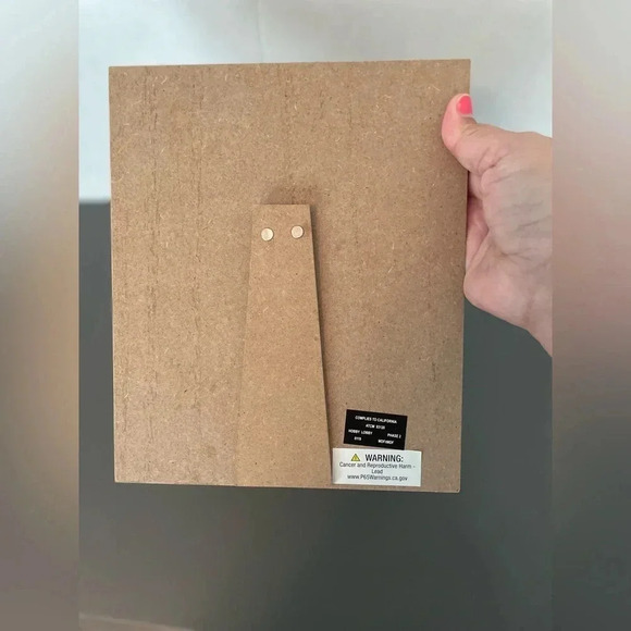 Contemporary Home Living 9.5" Brown and Gray "Be Yourself" Modern Photo Clip - Picture 5 of 5